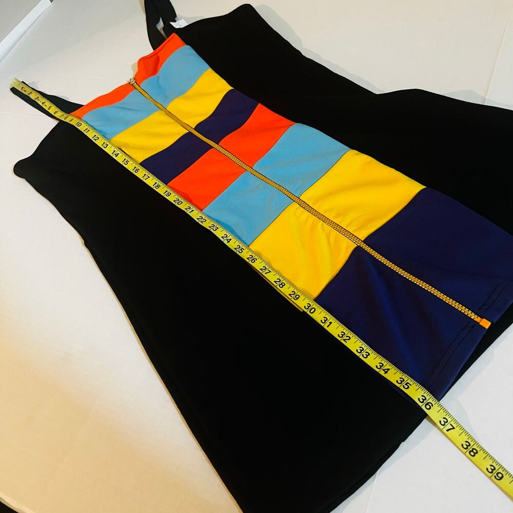 Cross Over 1 Colorblock Sleeveless Bodycon Dress Size 2X NWT Multicolor - Picture 7 of 7